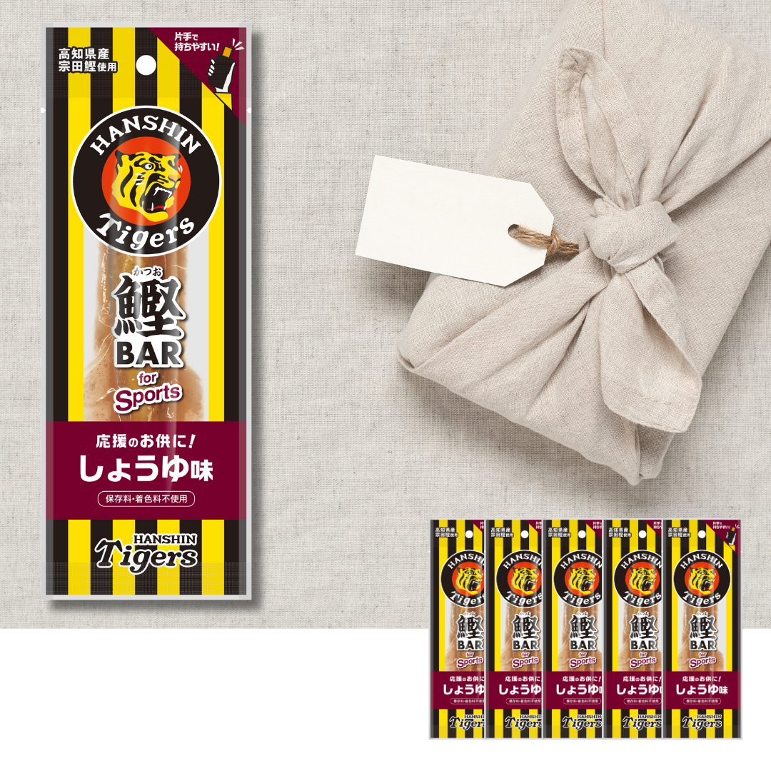 カツオバー 阪神タイガース しょうゆ味5本セット